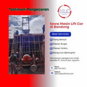 Sewa mesin Lift Cor di Bandung– Harga Terbaru Dan Terdekat