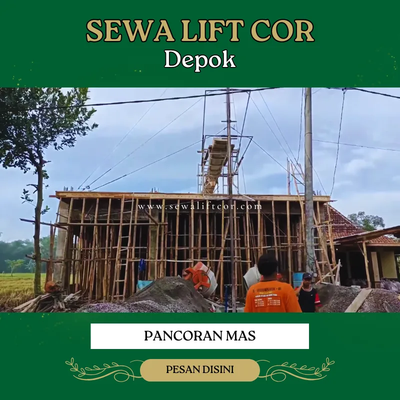 sewa lift cor pancoran mas